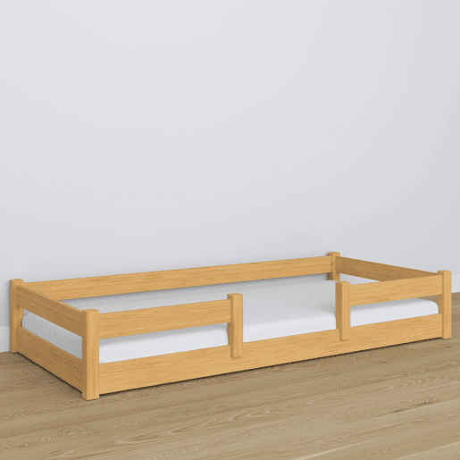 Cama baixa de madeira N01 pinho natural Cama baixa de madeira N01 pinho natural
