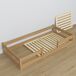 Cama baja de roble N01 100x190 Cama baja de roble N01 100x190 Roble