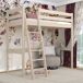 Cama alta de roble N03 100x200 Cama alta de roble N03 100x200 Roble