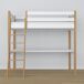 Cama alta de madera con escritorio N04 120x180 Cama alta de madera con escritorio N04 120x180 Madera