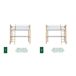 Cama alta de madera con escritorio N04 120x180 Cama alta de madera con escritorio N04 120x180 Madera