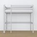 Cama alta de madera N05 80x190 Cama alta de madera N05 80x190 Blanco/ Gris
