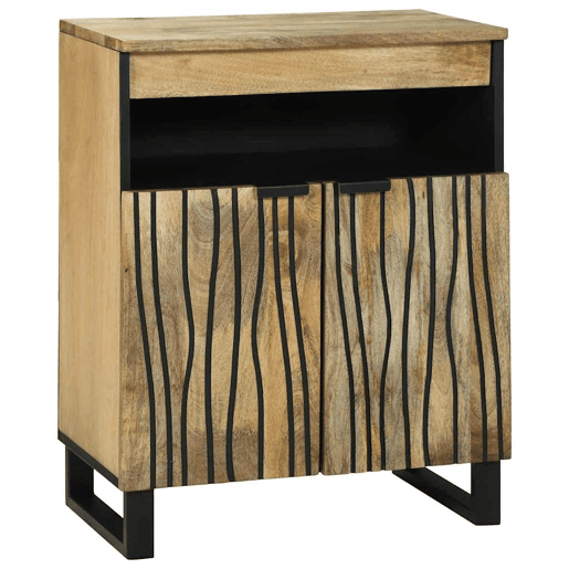 Bufete - Móvei de apoio Castanho 60 x 33 x 75 cm Madeira de mangueira maciça pt4759