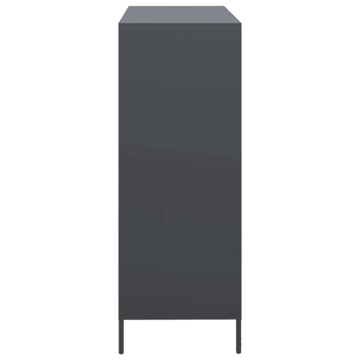 Aparador - Bufete - Móvei de apoio alto 101,5x39x103,5 cm aço antracite pt96