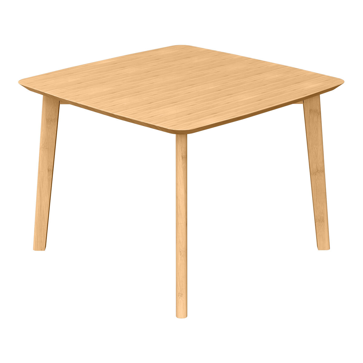 Mesa auxiliar haad 45x50x50 cm bambú - natural [en.casa]