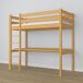Cama alta de madera con escritorio N05 80x190 Cama alta de madera con escritorio N05 80x190 Pino