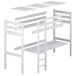 Cama alta de madera con escritorio N05 120x180 Cama alta de madera con escritorio N05 120x180 Madera
