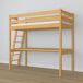 Cama alta de madera con escritorio N02 100x200 Cama alta de madera con escritorio N02 100x200 Pino