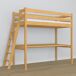 Cama alta de madera con escritorio N02 100x200 Cama alta de madera con escritorio N02 100x200 Pino