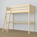 Cama alta de madera con escritorio N04 80x200 Cama alta de madera con escritorio N04 80x200 Pino