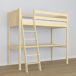 Cama alta de madera con escritorio N04 80x200 Cama alta de madera con escritorio N04 80x200 Pino