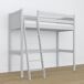 Cama alta de madera N04 100x180 Cama alta de madera N04 100x180 Blanco/ Gris