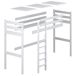 Cama alta de madera N05 90x180 Cama alta de madera N05 90x180 Pino