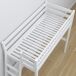 Cama alta de madera con escritorio N02 100x190 Cama alta de madera con escritorio N02 100x190 Blanco/ Gris