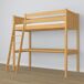 Cama alta de madera con escritorio N04 100x200 Cama alta de madera con escritorio N04 100x200 Pino