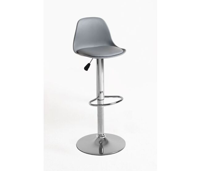 Pack 4 taburetes tulipa - gris claro