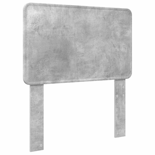 Estrutura de cama de solteiro para adultos com cabeceira Concreto 90 x 200 cm