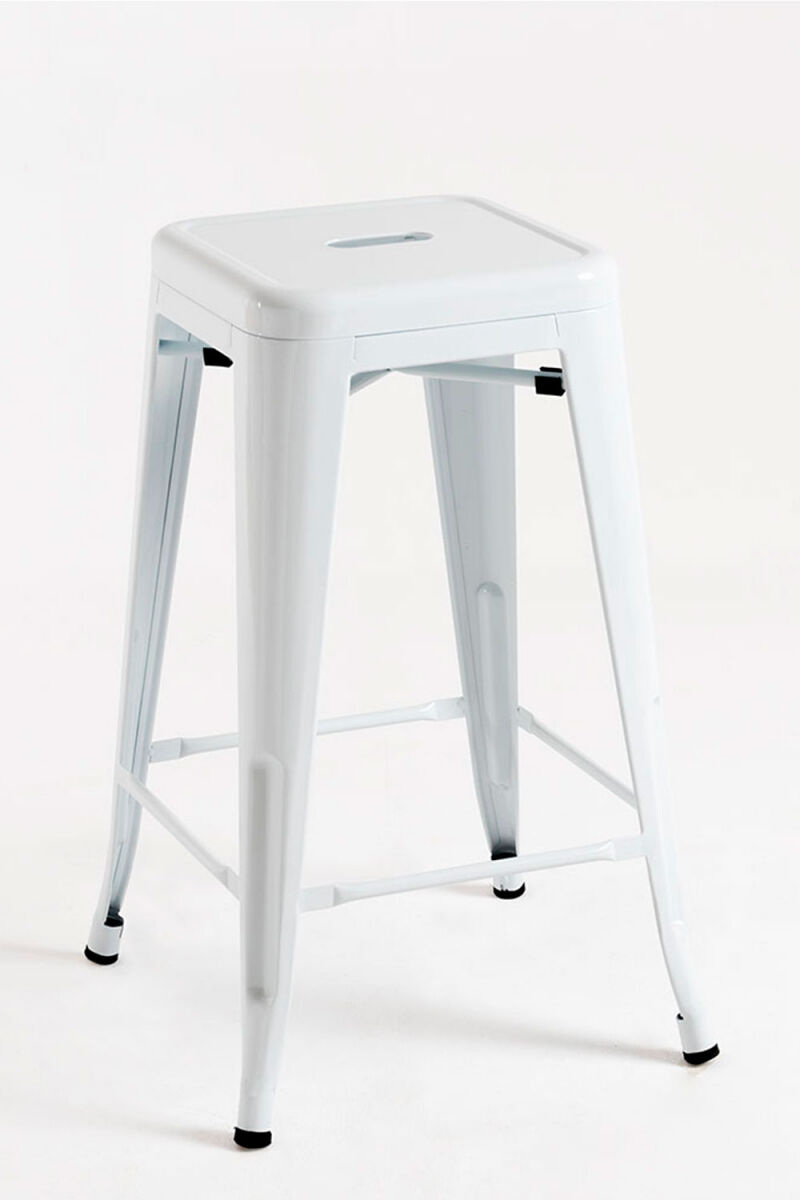 Pack 4 taburetes torix bajos - blanco