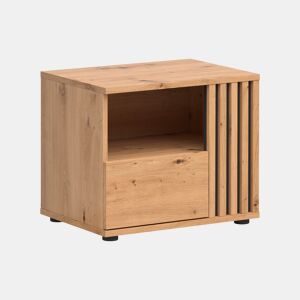 Mesa de cabeceira Ezra Wood 1 gaveta lado direito