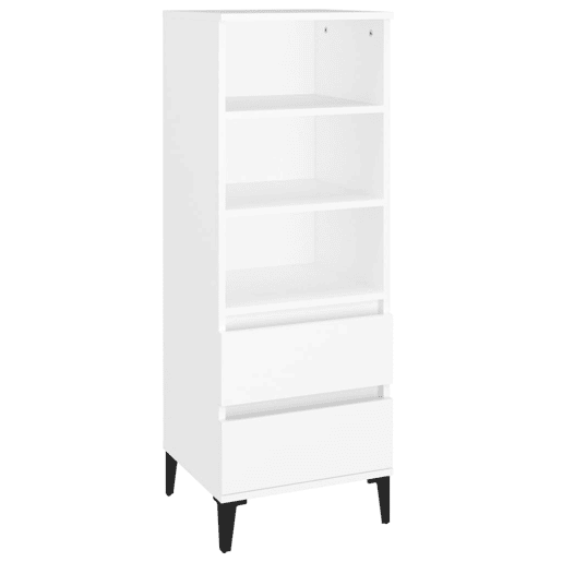 Aparador - Bufete - Móvel de apoio 40x36x110 cm derivados de madeira branco pt616