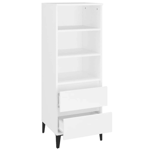 Aparador - Bufete - Móvel de apoio 40x36x110 cm derivados de madeira branco pt616