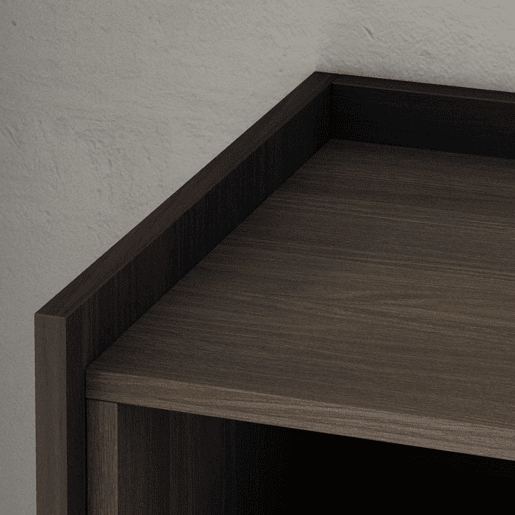 Móvel de TV, Muito espaço de arrumação, 310x37x50 cm, Para televisores até 80, Estante para TV, Estilo moderno, Carvalho escuro e Preto Móvel de TV, Muito espaço de arrumação, 310x37x50 cm, Para televisores até 80, Estante para TV, Estilo moderno, Carvalho escuro e Preto