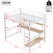 Cama alta para niños 145x204 Cama alta para niños 145x204 Blanco
