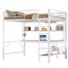 Cama alta para niños 145x204 Cama alta para niños 145x204 Blanco