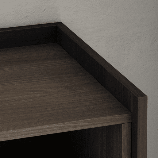 Móvel de TV, Muito espaço de arrumação, 310x37x50 cm, Para televisores até 80, Estante para TV, Estilo moderno, Carvalho escuro e Preto Móvel de TV, Muito espaço de arrumação, 310x37x50 cm, Para televisores até 80, Estante para TV, Estilo moderno, Carvalho escuro e Preto