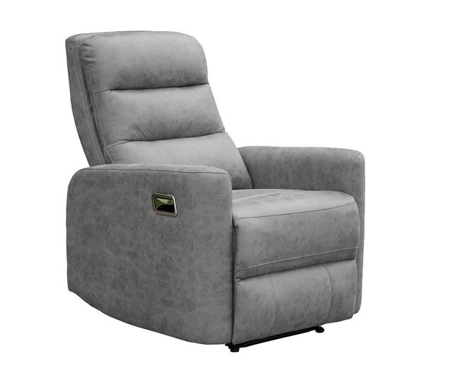 Butaca relax milo reclinable | color cemento | confort y diseño moderno | 78x103x93 cm
