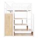 Cama alta para niños 145x253 Cama alta para niños 145x253 Blanco