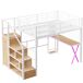 Cama alta para niños 145x253 Cama alta para niños 145x253 Blanco