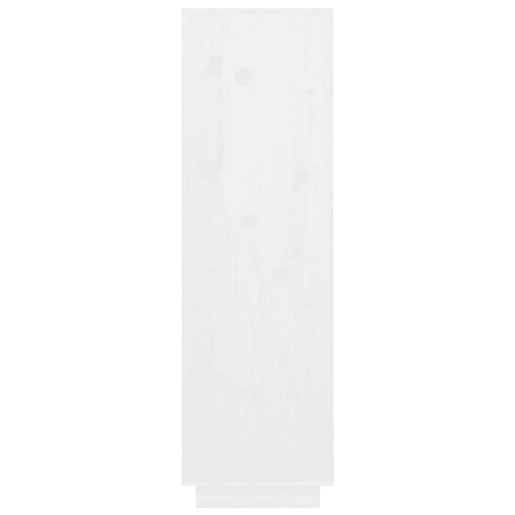 Armário alto - Bufete - Móvel de apoio 38x35x117 cm pinho maciço branco pt543