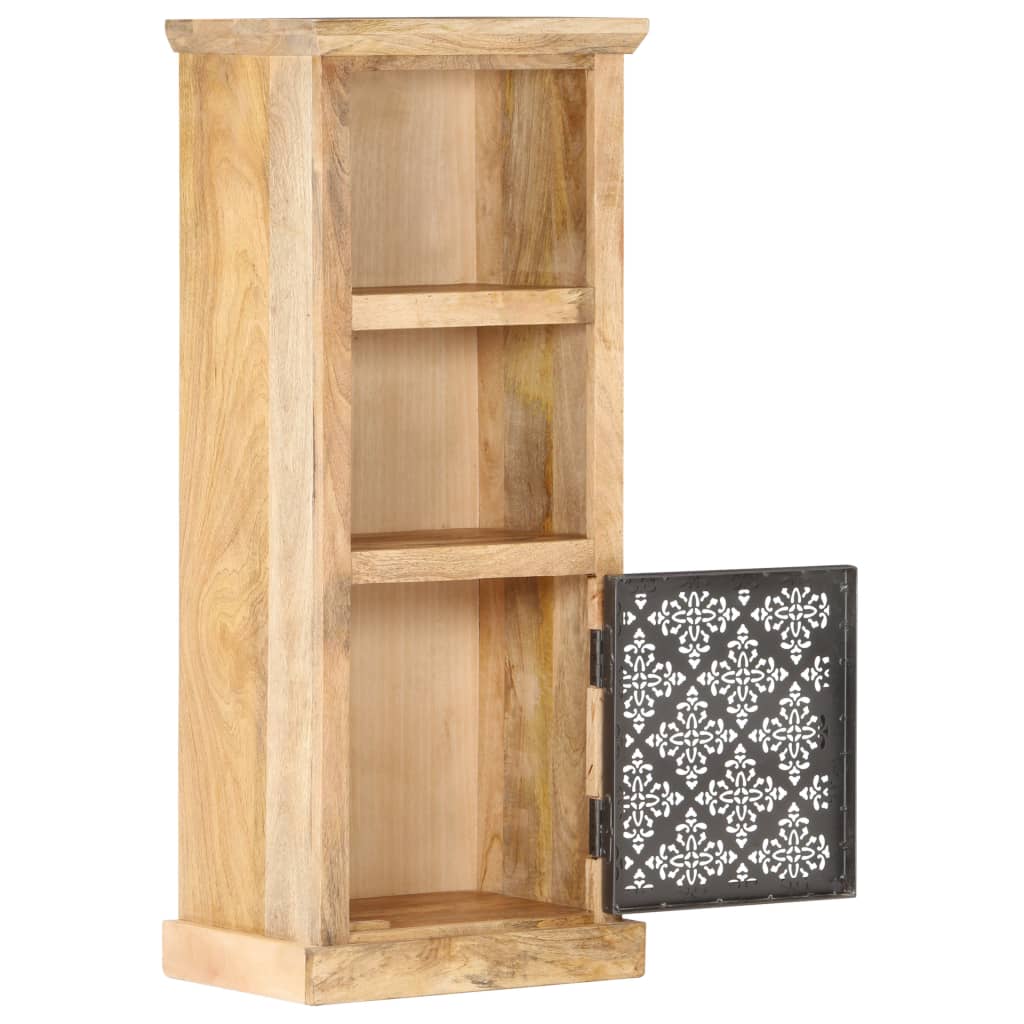Aparador - mueble de almacenamiento con puerta madera maciza de mango 45x32x110 cm es2129