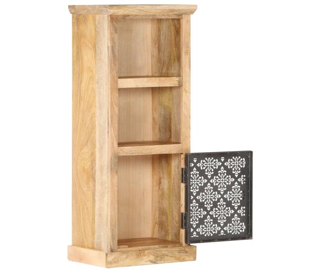 Aparador - mueble de almacenamiento con puerta madera maciza de mango 45x32x110 cm es2129