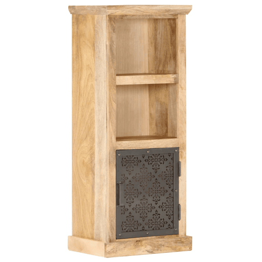 Armário alto - Bufete - Móvei de apoio com porta 45x32x110 cm madeira de mangueira maciça pt2129 Armário alto - Bufete - Móvei de apoio com porta 45x32x110 cm madeira de mangueira maciça pt2129