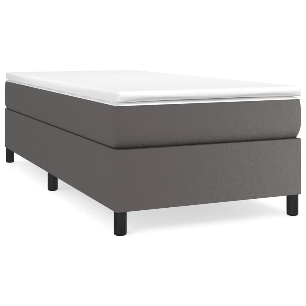 Estructura de cama individual para adultos 80x203 Gris