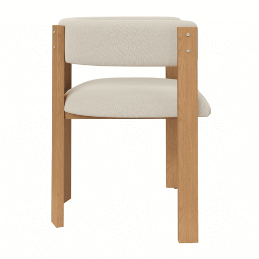 Cadeira de jantar (2 unidades) - ergonómica, almofadada, pés em ferro, fácil de limpar - bege e natural Cadeira de jantar (2 unidades) - ergonómica, almofadada, pés em ferro, fácil de limpar - bege e natural