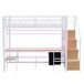 Cama alta para niños 247x144 Cama alta para niños 247x144 Blanco