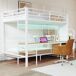 Cama alta para niños 247x144 Cama alta para niños 247x144 Blanco