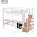 Cama alta para niños 247x144 Cama alta para niños 247x144 Blanco