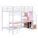 Cama alta para niños 247x144 Cama alta para niños 247x144 Blanco