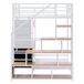 Cama alta para niños 247x144 Cama alta para niños 247x144 Blanco