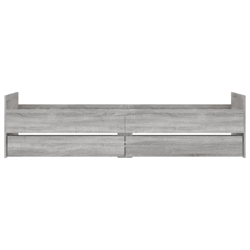 Estrutura de cama de solteiro para adultos solteiro pequena c gavetas cinzento sonoma Estrutura de cama de solteiro para adultos solteiro pequena c gavetas cinzento sonoma