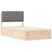 Estructura de cama simple para adultos 105x205 Estructura de cama simple para adultos 105x205 Blanco/ Gris Claro