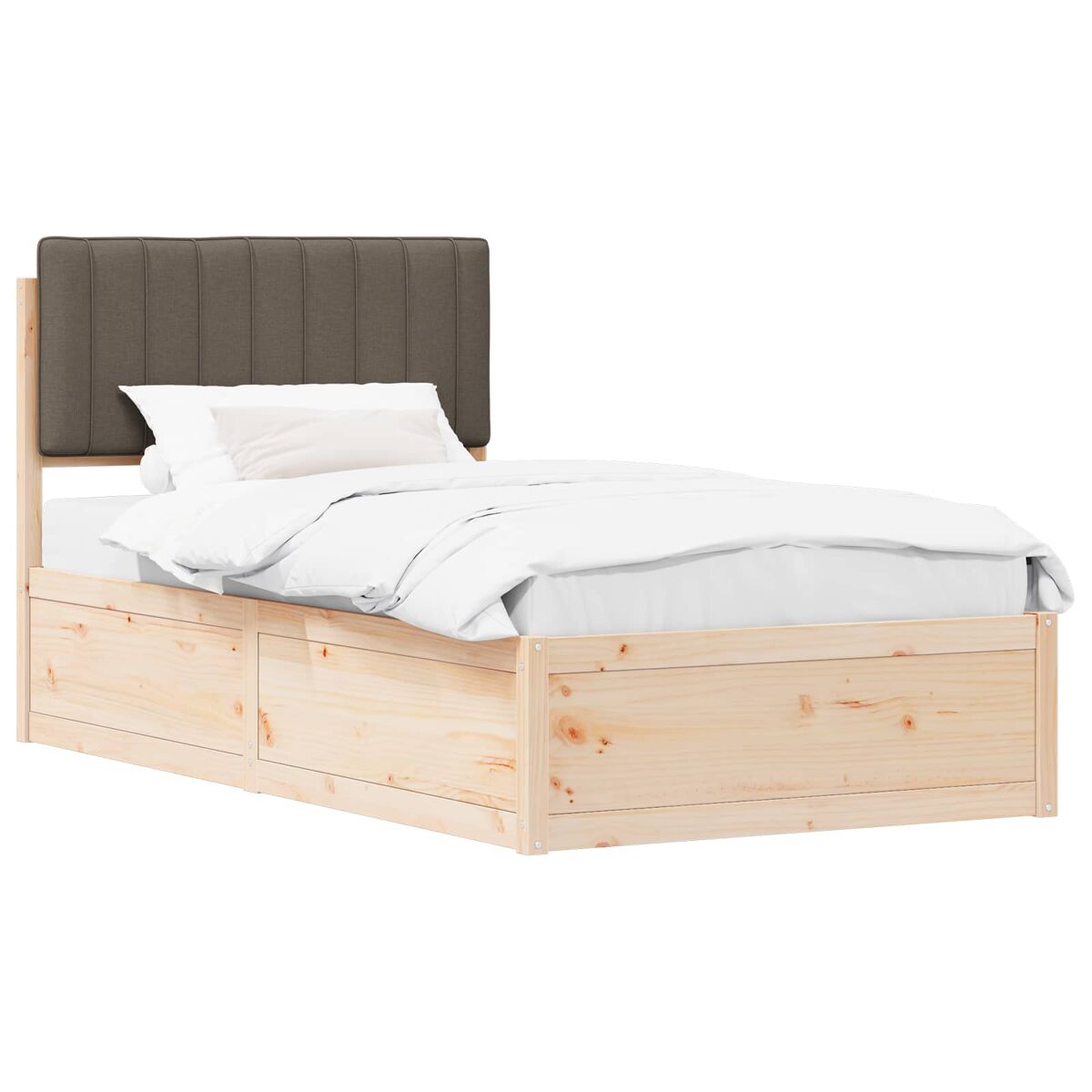 Estructura de cama simple para adultos 105x205 Topo