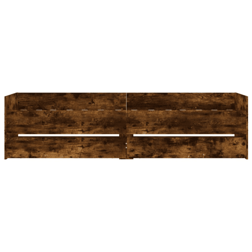 Estrutura de cama de solteiro para adultos com gavetas 90x190 cm carvalho fumado Estrutura de cama de solteiro para adultos com gavetas 90x190 cm carvalho fumado