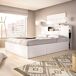 Composición de dormitorio Pack Ten cabecero con canapé cajones Composición de dormitorio Pack Ten cabecero con canapé cajones Blanco