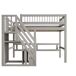 Cama alta para niños 142x205 Cama alta para niños 142x205 Blanco