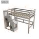Cama alta para niños 142x205 Cama alta para niños 142x205 Blanco